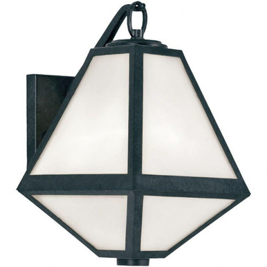 Glacier 1 Light Outdoor Wall Lantern by Crystorama - GLA-9701