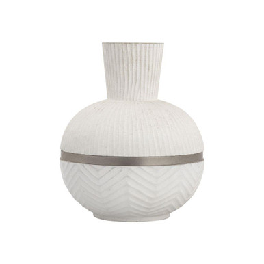 Glenn Large Vase 14.25 Inch Tall and 9 Inch Wide by Atlas - AC11341-02