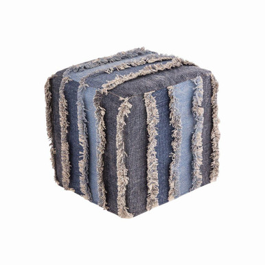 Mossley Pouf 15.75 Inch Tall and 15.75 Inch Wide by Atlas - AC11484-01