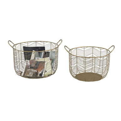 Tuckernuck Basket (Set of 2) 16 Inch Tall and 19 Inch Wide by Atlas - AC11655-01S