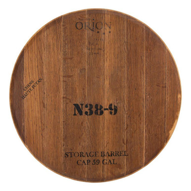 Wine Cask Lazy Susan 1.63 Inch Tall and 21.5 Inch Wide by Atlas - AC11701-01