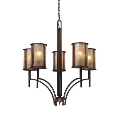 Barringer 5 Light Chandelier 31 Inch Tall and 29 Inch Wide by Atlas - CL11074-BZ