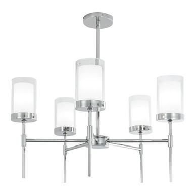 Kimberly 5 Light Chandelier 15.25 Inch Tall and 27 Inch Wide by Atlas - CL11211-NK