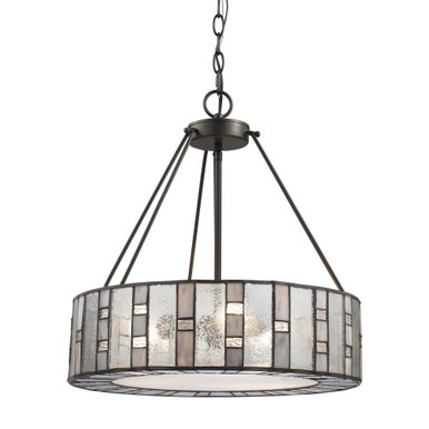 Ethan 3 Light Chandelier 20 Inch Tall and 18 Inch Wide by Atlas - CL11165-BZ