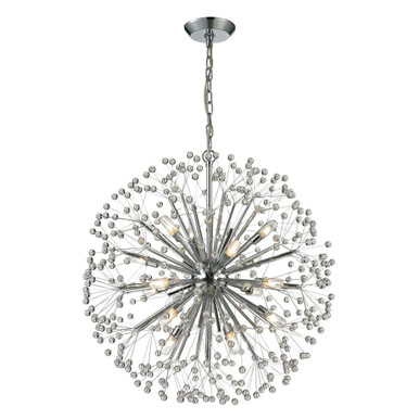 Starburst 16 Light Chandelier 30 Inch Tall and 27 Inch Wide by Atlas - CL11346-CH