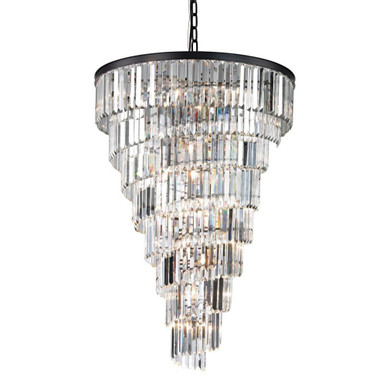 Palacial 15 Light Chandelier 53 Inch Tall and 36 Inch Wide by Atlas - CL11288-BZ