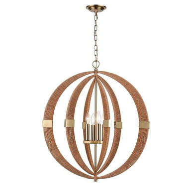 Pyrus 4 Light Chandelier 29 Inch Tall and 27 Inch Wide by Atlas - CL11302-BN