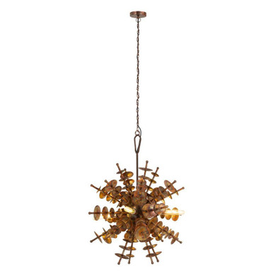 Sigma 4 Light Chandelier 31 Inch Tall and 28 Inch Wide by Atlas - CL11331-BS