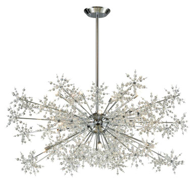 Snowburst 20 Light Chandelier 22 Inch Tall and 48 Inch Wide by Atlas - CL11335-CH