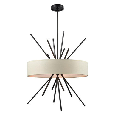 Xenia 5 Light Chandelier 32 Inch Tall and 25 Inch Wide by Atlas - CL11406-BZ