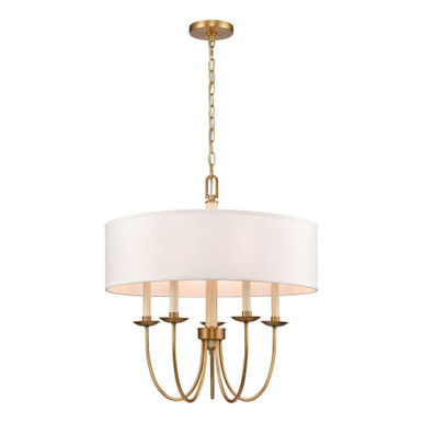 Neville 5 Light Chandelier 24.5 Inch Tall and 23 Inch Wide by Atlas - CL11268-BS