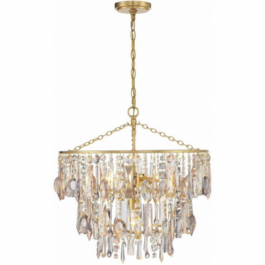 Elsa 3 Light Large Chandelier by Crystorama - ELS-7103-GA