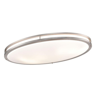 Clarion 6 Light Flush Mount 18 Inch Tall and 32.5 Inch Wide by Atlas - CL11435-NK
