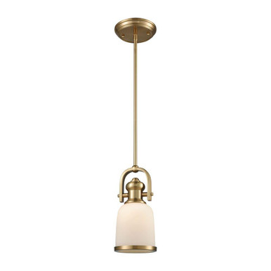Brooksdale 1 Light Mini Pendant 11 Inch Tall and 5 Inch Wide by Atlas - CL11550-BS