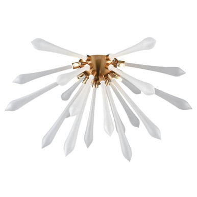 Spiritus 3W 4 LED Flush Mount 12 Inch Tall and 24 Inch Wide by Atlas - CL11501-BS