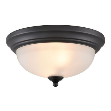 Helena 2 Light Flush Mount 5 Inch Tall and 11 Inch Wide by Atlas - CL11463-BK