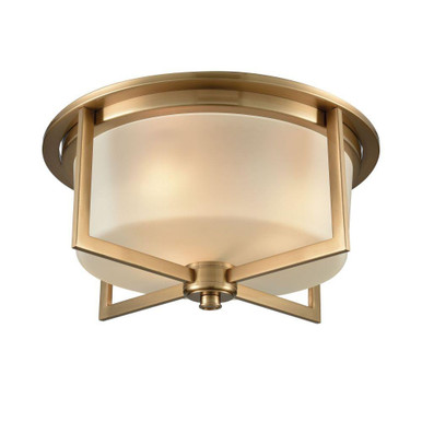 Vancourt 3 Light Flush Mount 7 Inch Tall and 15 Inch Wide by Atlas - CL11518-BS