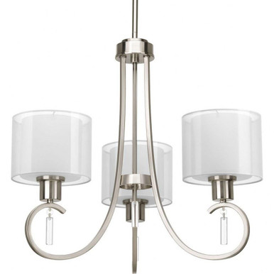Invite 3 Light Medium Chandelier by Progress - P4695