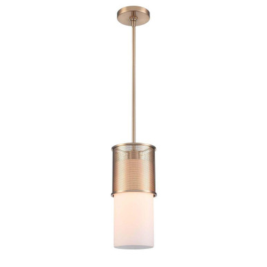 Esteem 1 Light Mini Pendant 13 Inch Tall and 6 Inch Wide by Atlas - CL11581-BS