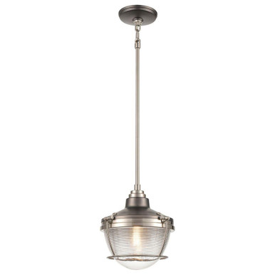 Seaway Passage 1 Light Mini Pendant 10 Inch Tall and 10 Inch Wide by Atlas - CL11677-NK2
