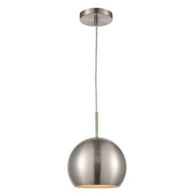 Salt Rim 1 Light Mini Pendant 10 Inch Tall and 8 Inch Wide by Atlas - CL11675-NK