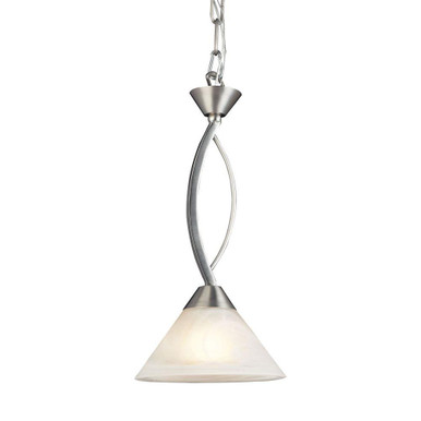 Elysburg 1 Light Mini Pendant 15 Inch Tall and 7 Inch Wide by Atlas - CL11579-NK