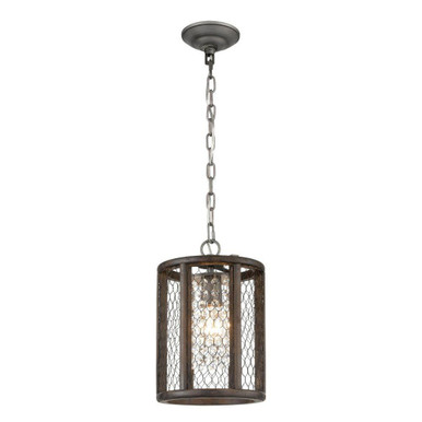 Renaissance Invention 1 Light Mini Pendant 12 Inch and 8 Inch Wide by Atlas - CL11668-BN