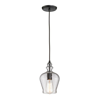 Menlow Park 1 Light Mini Pendant 10 Inch Tall and 6 Inch Wide by Atlas - CL11633-BZ