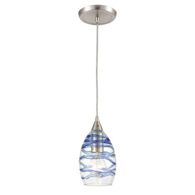 Vines 1 Light Mini Pendant 8 Inch Tall and 5 Inch Wide by Atlas - CL11707-CL