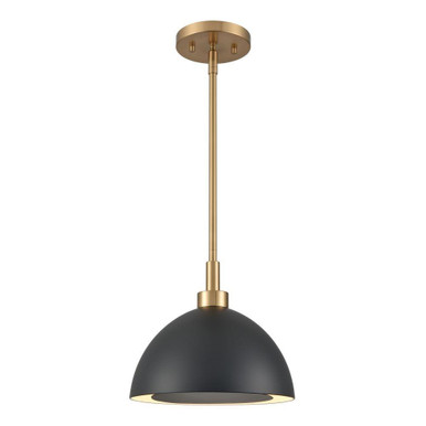 Pelham 2 Light Pendant 9.25 Inch Tall and 10 Inch Wide by Atlas - CL11810-BK