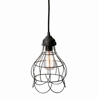 Wire 1 Light Mini Pendant 12 Inch Tall and 6 Inch Wide by Atlas - CL11721-BZ