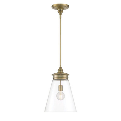 Emma 1 Light Pendant 17.5 Inch Tall and 12 Inch Wide by Atlas - CL11768-BS