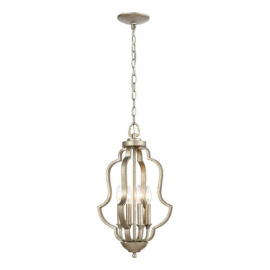 Lanesboro 4 Light Pendant 21 Inch Tall and 12 Inch Wide by Atlas - CL11790-SV