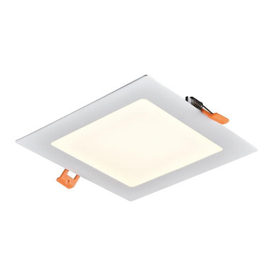 Mercury 17.2W LED Square Recessed Light 1.5 and 6.75 Inch Wide by Atlas - CL11969-WH