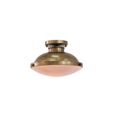 Brink 1 Light Semi Flush Mount 7.5 Inch Tall and 12 Inch Wide by Atlas - CL12025-BS
