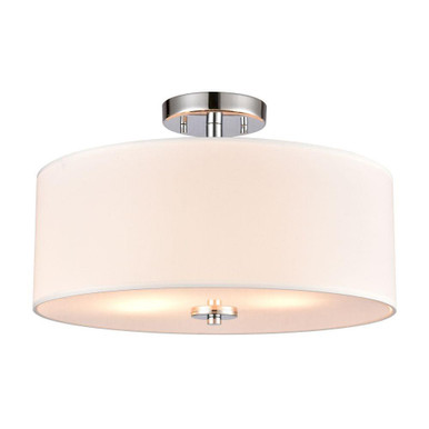 Oak Valley 2 Light Semi Flush Mount 10 Inch Tall and 16 Inch Wide by Atlas - CL11905-CH