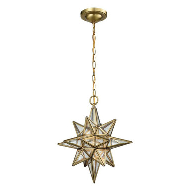 Beamer 1 Light Mini Pendant 16 Inch Tall and 12 Inch Wide by Atlas - CL12069-BS
