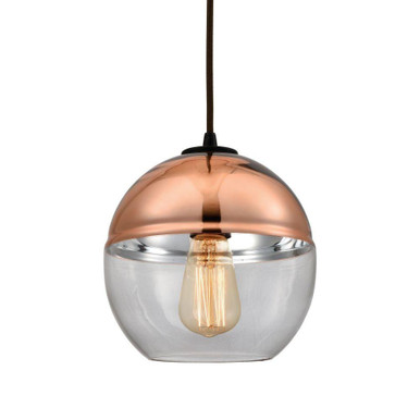 Revelo 1 Light Pendant 9 Inch Tall and 8 Inch Wide by Atlas - CL12406-CO
