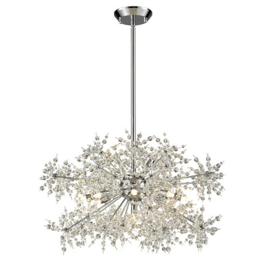 Snowburst 11 Light Chandelier 18 Inch Tall and 28 Inch Wide by Atlas - CL12431-CH