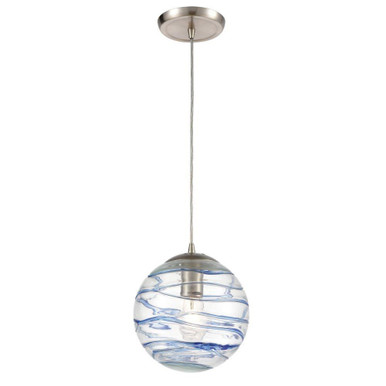 Vines 1 Light Mini Pendant 9 Inch Tall and 8 Inch Wide by Atlas - CL12487-CL
