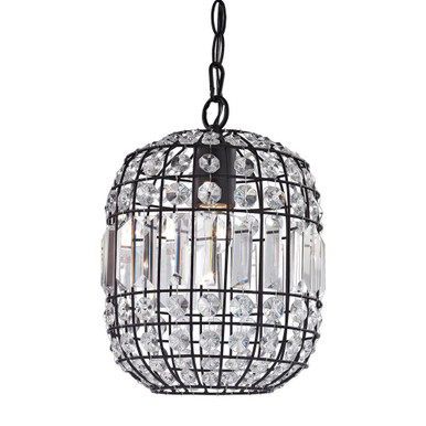 Ifrit 1 Light Outdoor Pendant 15.25 Inch Tall and 8 Inch Wide by Atlas - OL11033-BZ