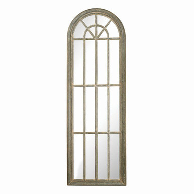 Arched Windowpane Wall Mirror 71 Inch Tall and 23.5 Inch Wide by Atlas - MI11007-01