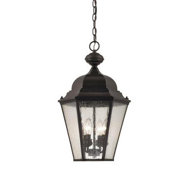 Cotswold 4 Light Outdoor Pendant 18 Inch Tall and 13 Inch Wide by Atlas - OL11026-BZ