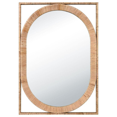 Baarlo Wall Mirror 33.5 Inch Tall and 23.5 Inch Wide by Atlas - MI11012-01