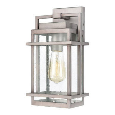 Breckenridge 1 Light Outdoor Wall Mount 14 Inch Tall X 7 Inch Wide by Atlas - OL11078-SV