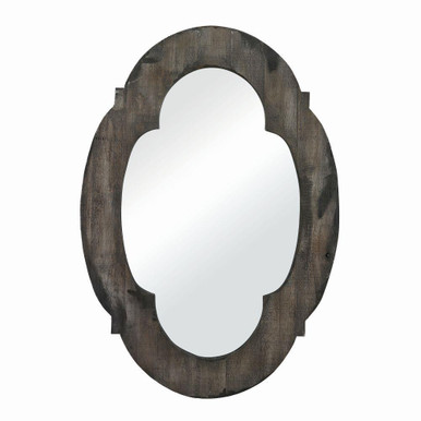 Wood Framed Wall Mirror 28 Inch Tall and 19 Inch Wide by Atlas - MI11091-01