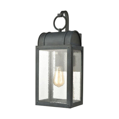 Heritage Hills 1 Light Outdoor Wall Mount 19 Inch and 8 Inch Wide by Atlas - OL11155-GY