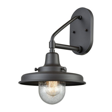 Vinton Station 1 Light Outdoor Wall Mount 15 Inch and 10 Inch Wide by Atlas - OL11236-BZ