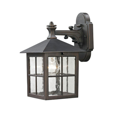 Shaker Heights 1 Light Outdoor Wall Mount 10 Inch and 7 Inch Wide by Atlas - OL11220-BZ