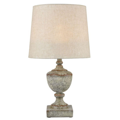 Regus 1 Light Outdoor Table Lamp 24 Inch Tall and 13 Inch Wide by Atlas - OL11278-GY